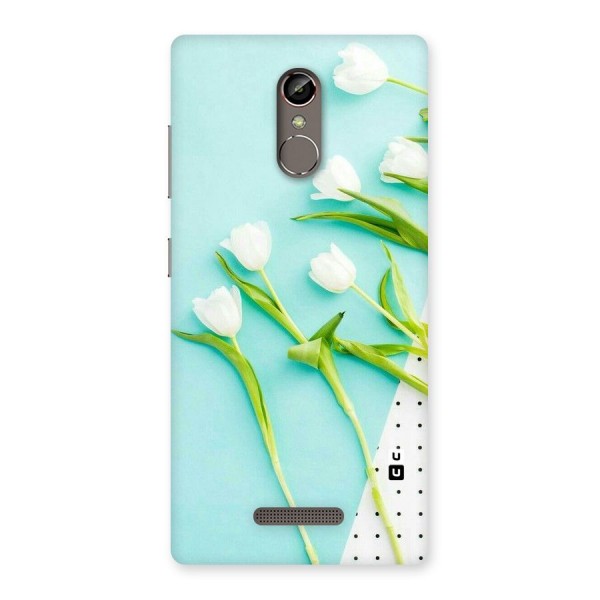 White Tulips Back Case for Gionee S6s