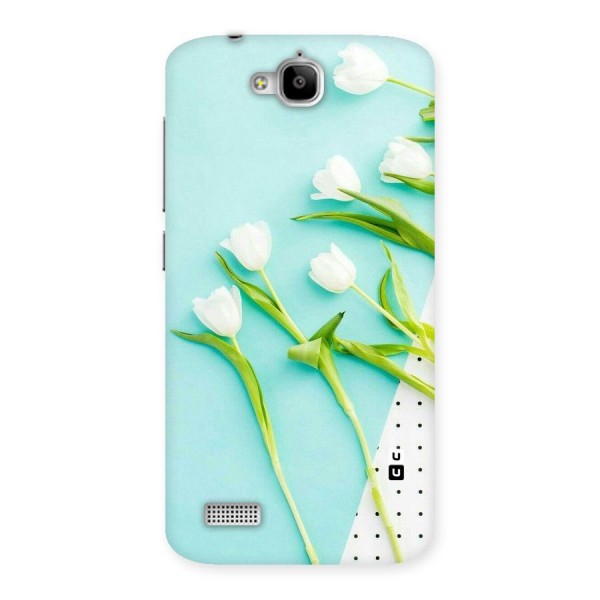 White Tulips Back Case for Honor Holly