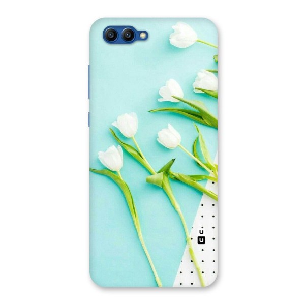 White Tulips Back Case for Honor View 10