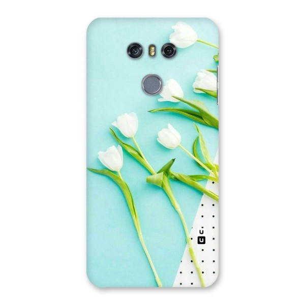 White Tulips Back Case for LG G6