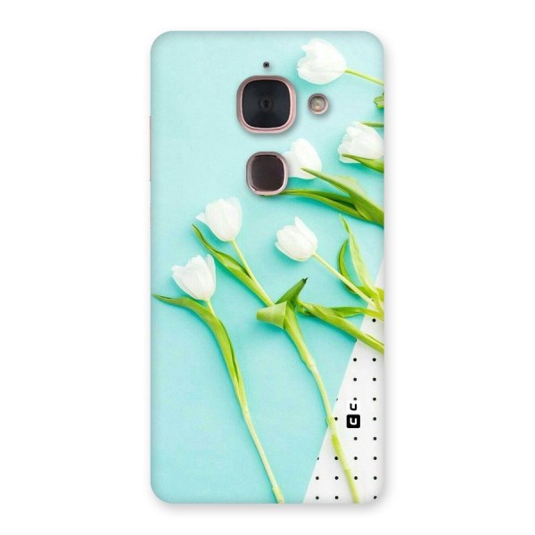 White Tulips Back Case for Le Max 2
