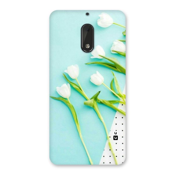 White Tulips Back Case for Nokia 6