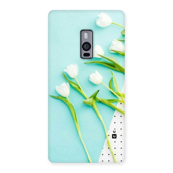 White Tulips Back Case for OnePlus Two