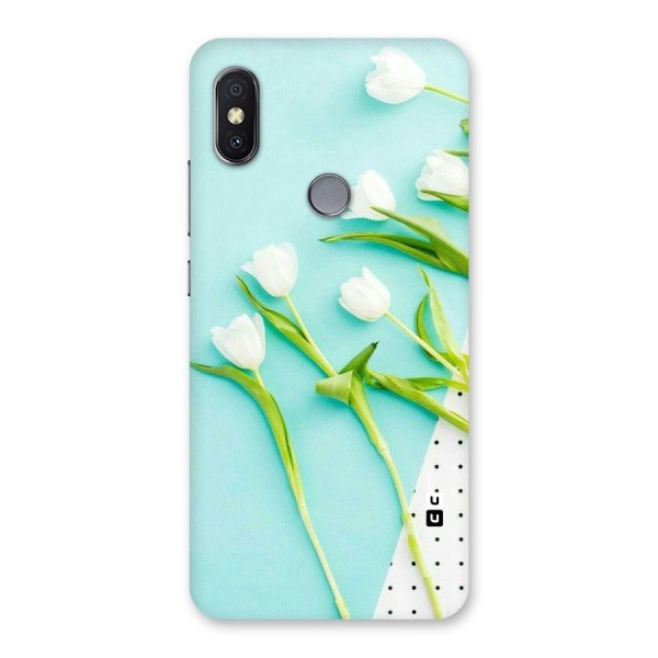 White Tulips Back Case for Redmi Y2