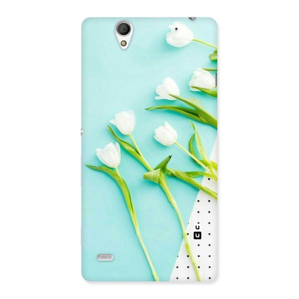 White Tulips Back Case for Sony Xperia C4