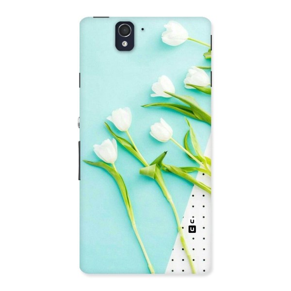 White Tulips Back Case for Sony Xperia Z