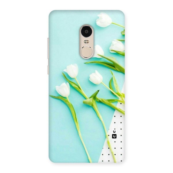 White Tulips Back Case for Xiaomi Redmi Note 4