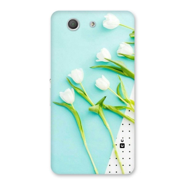 White Tulips Back Case for Xperia Z3 Compact