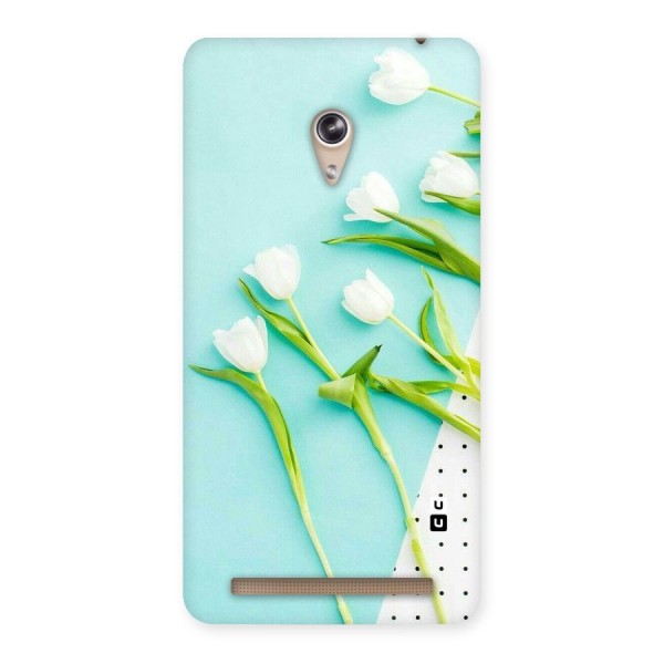 White Tulips Back Case for Zenfone 6