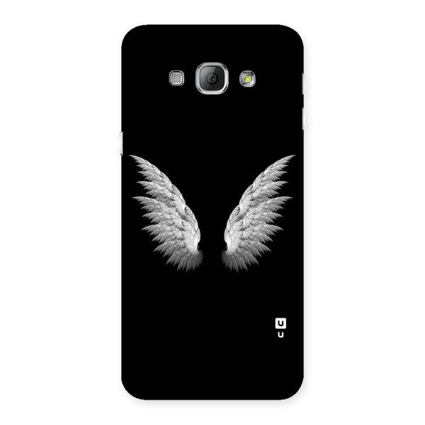 White Wings Back Case for Galaxy A8