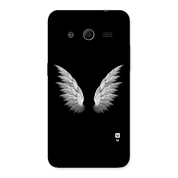 White Wings Back Case for Galaxy Core 2