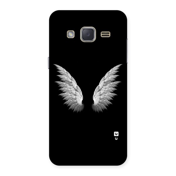 White Wings Back Case for Galaxy J2