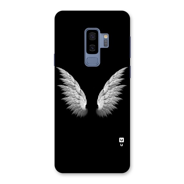 White Wings Back Case for Galaxy S9 Plus