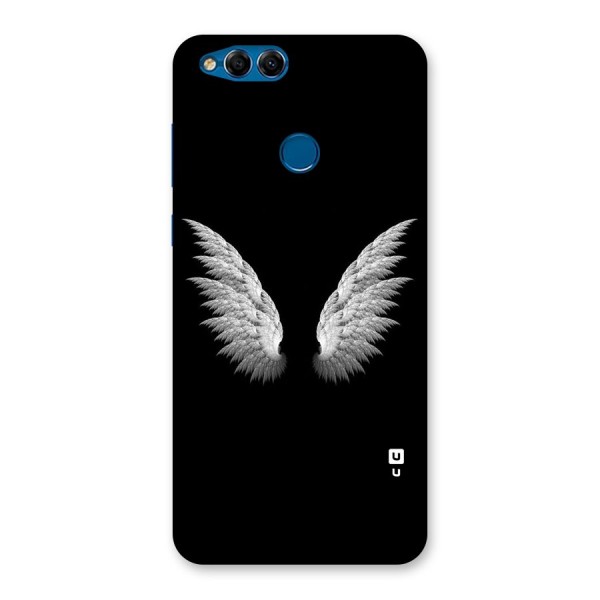 White Wings Back Case for Honor 7X