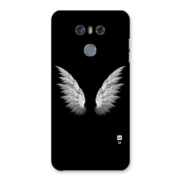 White Wings Back Case for LG G6