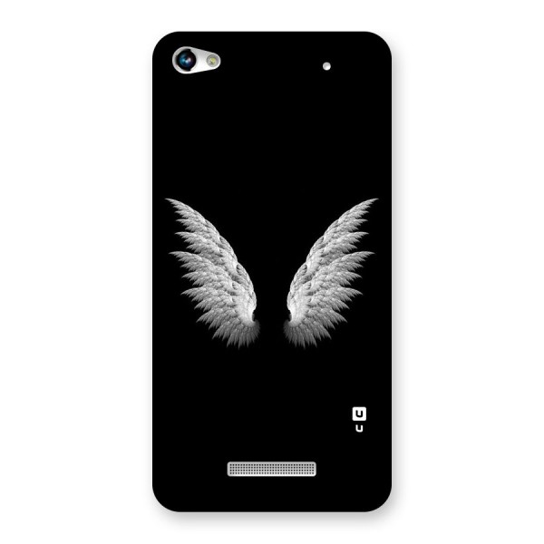 White Wings Back Case for Micromax Hue 2