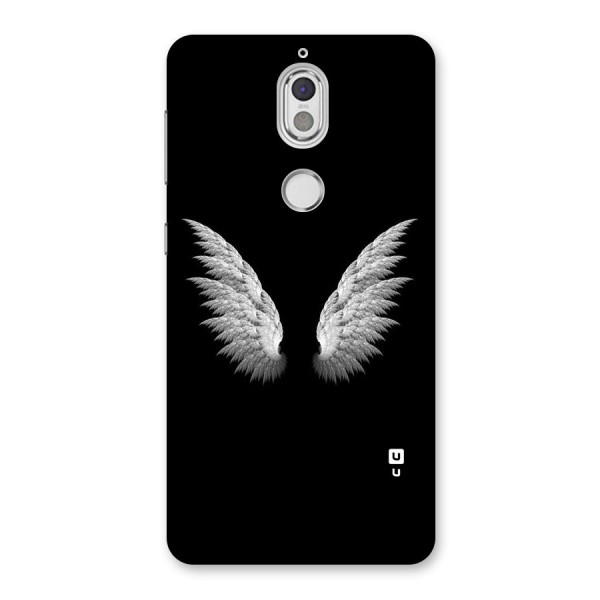White Wings Back Case for Nokia 7