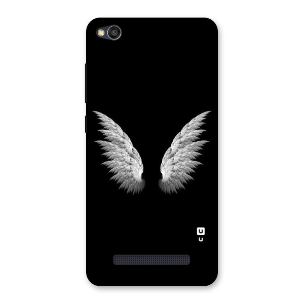 White Wings Back Case for Redmi 4A