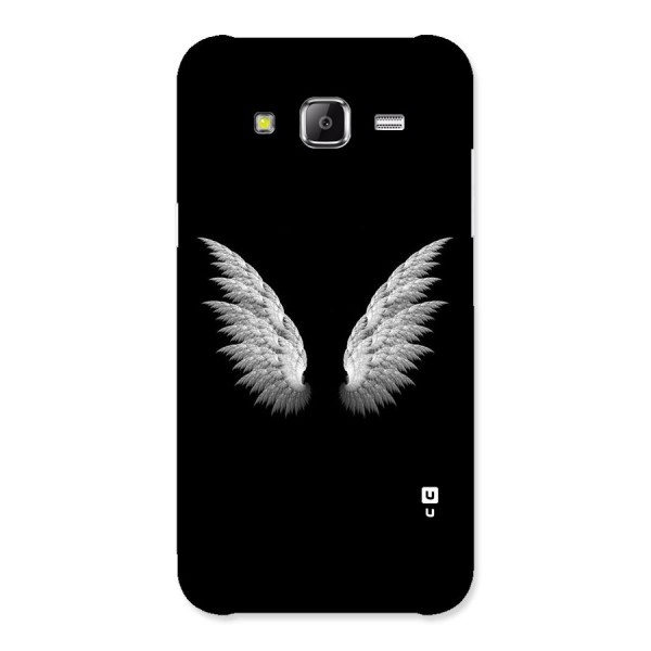 White Wings Back Case for Samsung Galaxy J2 Prime