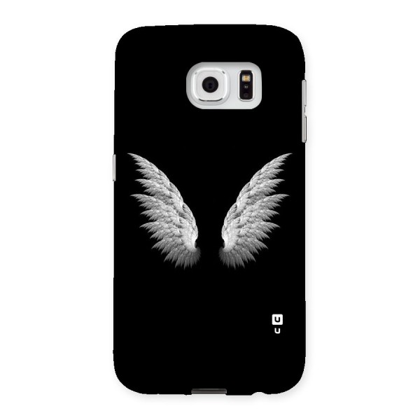 White Wings Back Case for Samsung Galaxy S6