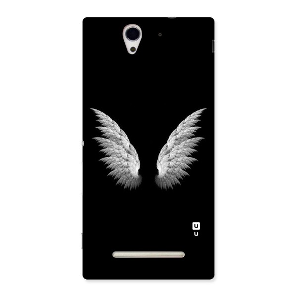 White Wings Back Case for Sony Xperia C3