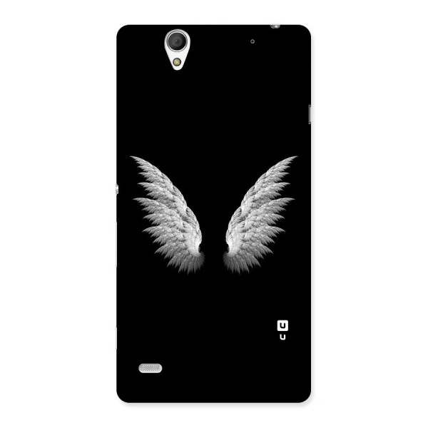 White Wings Back Case for Sony Xperia C4