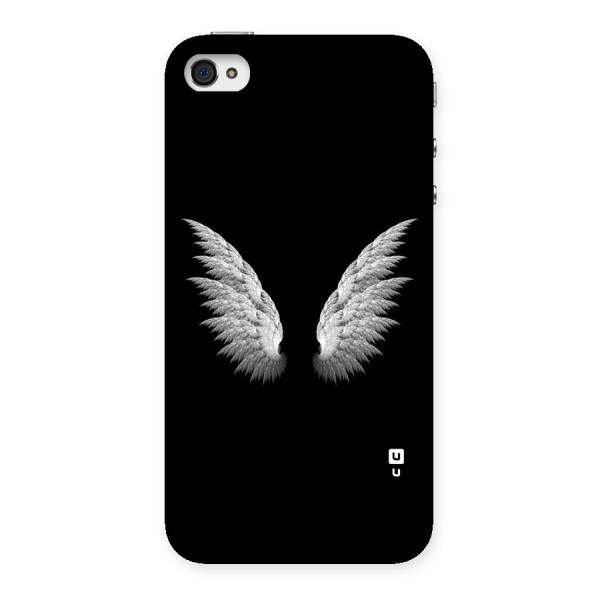 White Wings Back Case for iPhone 4 4s