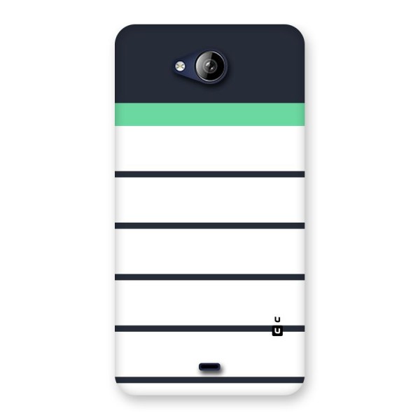 White and Simple Stripes Back Case for Canvas Play Q355