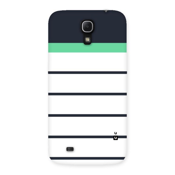 White and Simple Stripes Back Case for Galaxy Mega 6.3