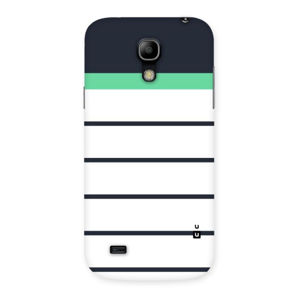 White and Simple Stripes Back Case for Galaxy S4 Mini