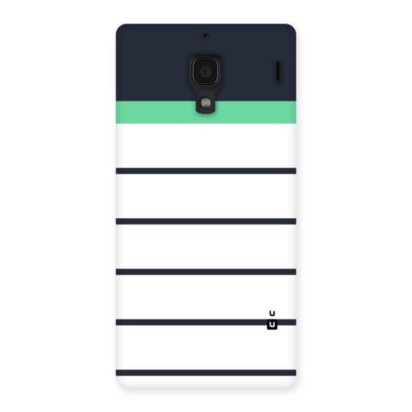 White and Simple Stripes Back Case for Redmi 1S