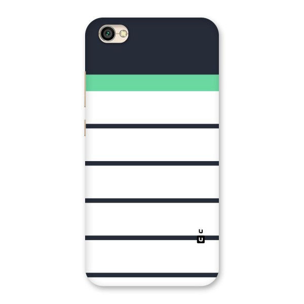 White and Simple Stripes Back Case for Redmi Y1 Lite