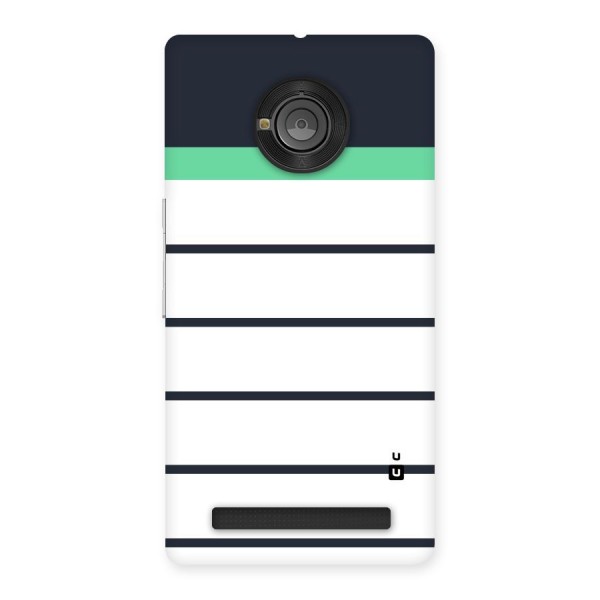 White and Simple Stripes Back Case for Yu Yuphoria