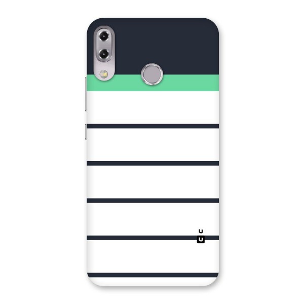 White and Simple Stripes Back Case for Zenfone 5Z