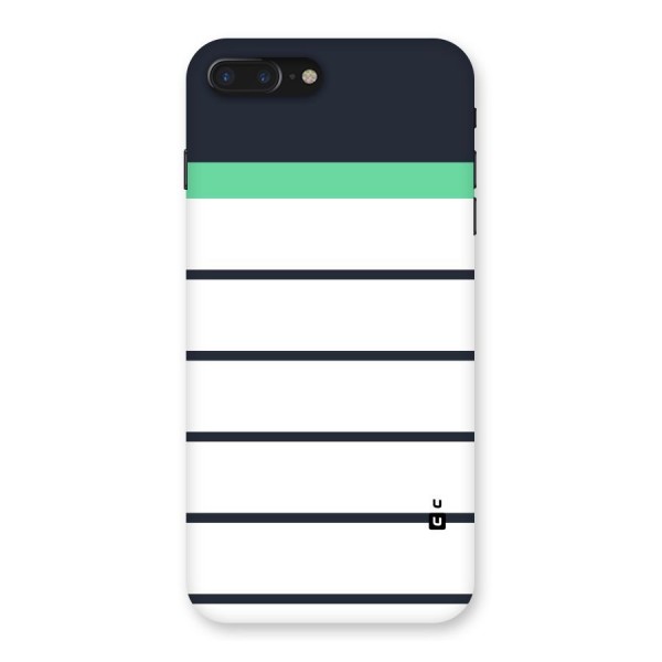 White and Simple Stripes Back Case for iPhone 7 Plus