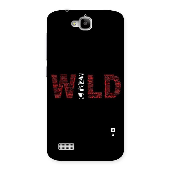 Wild Crazy Back Case for Honor Holly