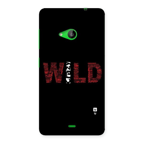 Wild Crazy Back Case for Lumia 535