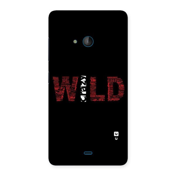 Wild Crazy Back Case for Lumia 540