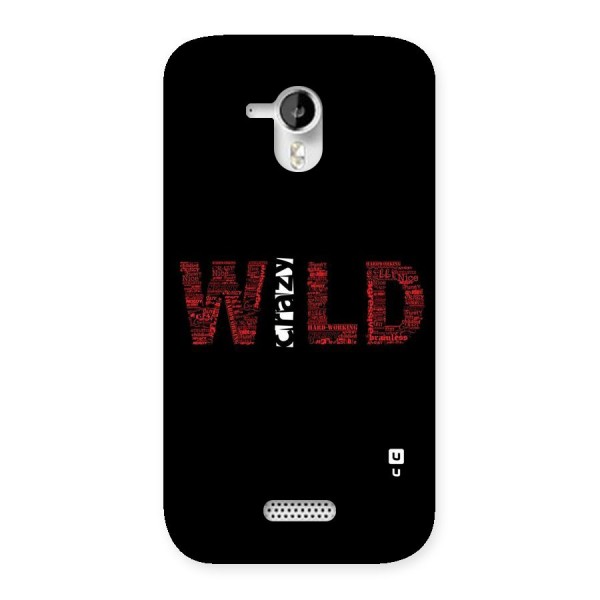 Wild Crazy Back Case for Micromax Canvas HD A116