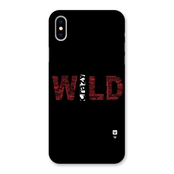 Wild Crazy Back Case for iPhone XS