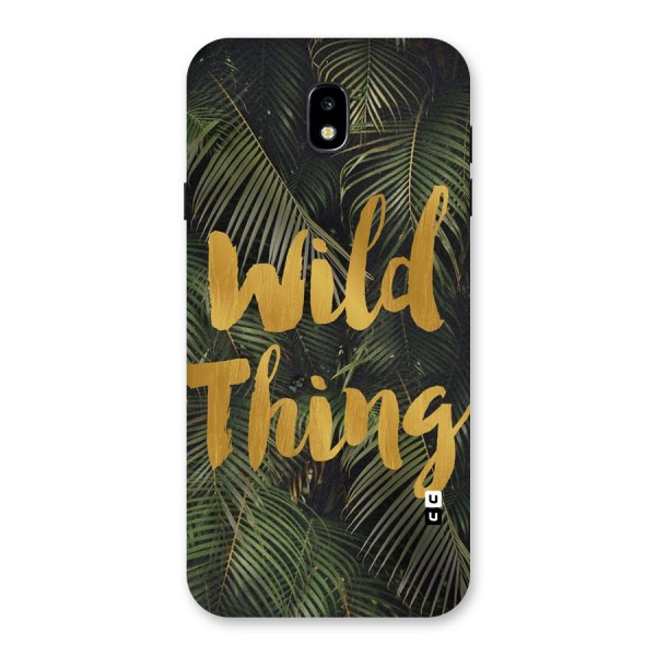 Wild Leaf Thing Back Case for Galaxy J7 Pro