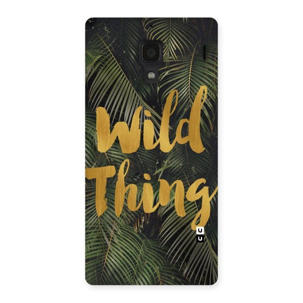 Wild Leaf Thing Back Case for Redmi 1S