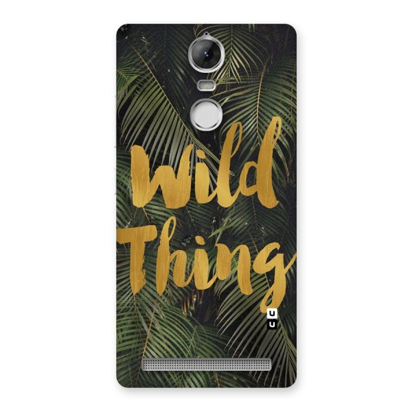 Wild Leaf Thing Back Case for Vibe K5 Note