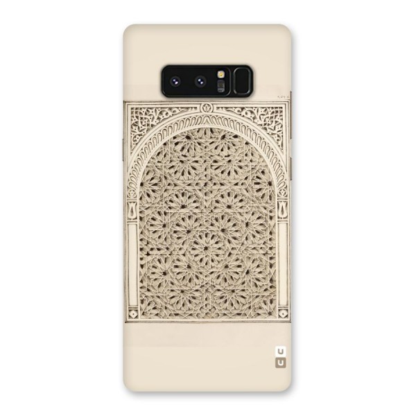 Window Ornaments Back Case for Galaxy Note 8