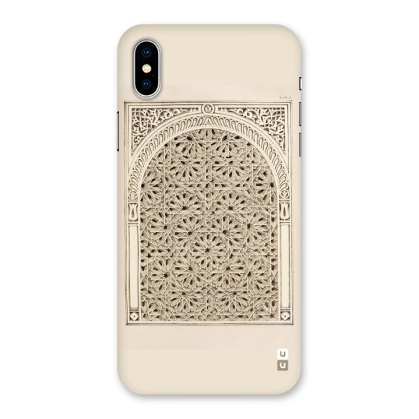 Window Ornaments Back Case for iPhone X