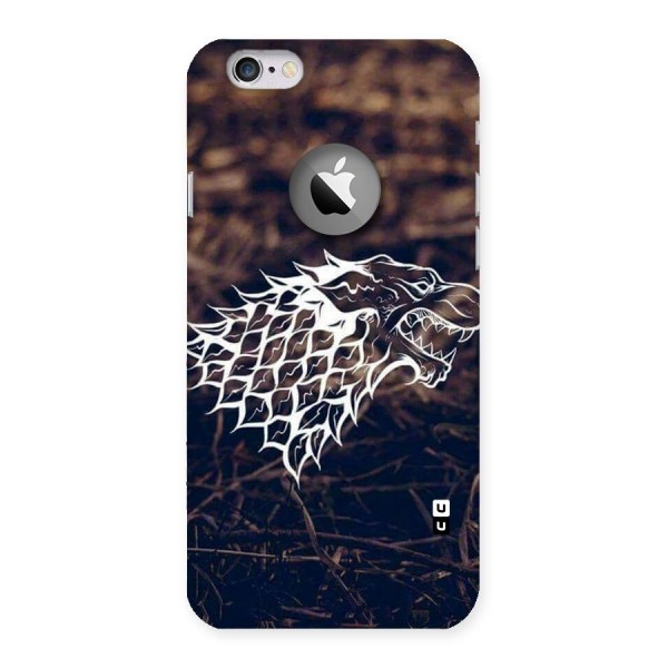 Wolf In White Back Case for iPhone 6 Logo Cut
