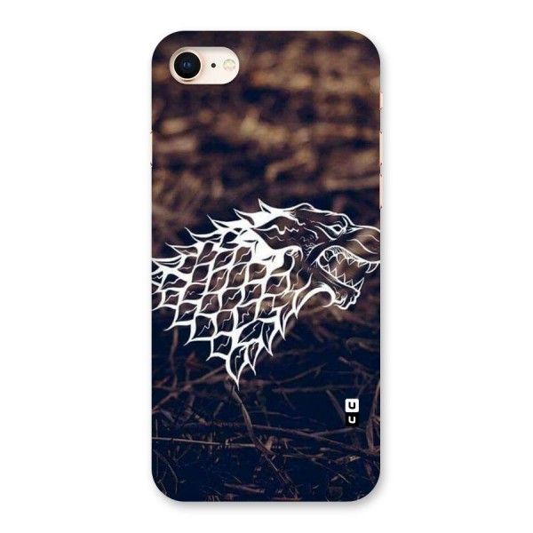 Wolf In White Back Case for iPhone 8