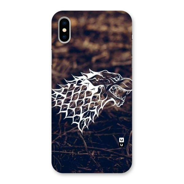 Wolf In White Back Case for iPhone X