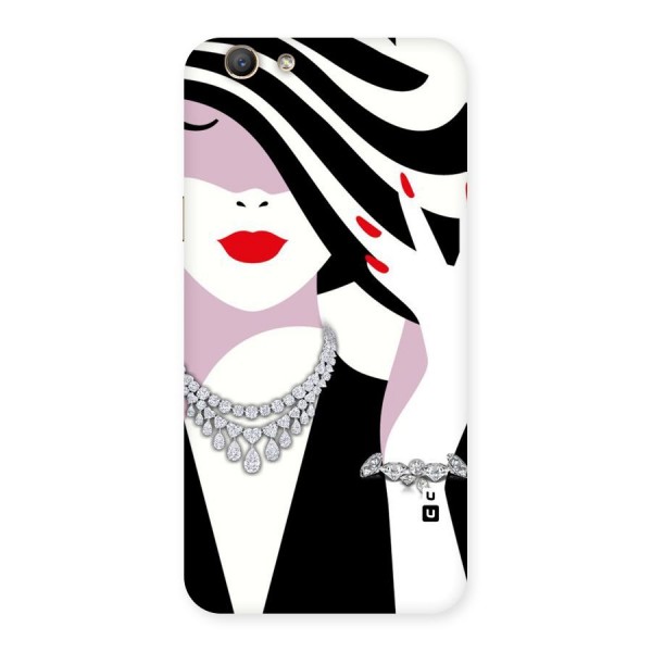 Women Beauty Back Case for Oppo F1s