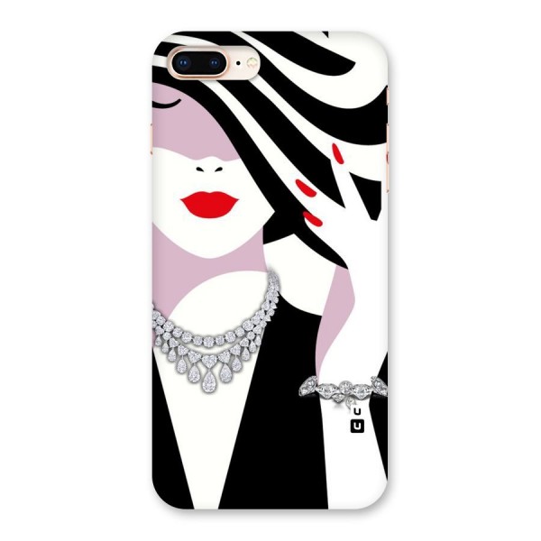 Women Beauty Back Case for iPhone 8 Plus